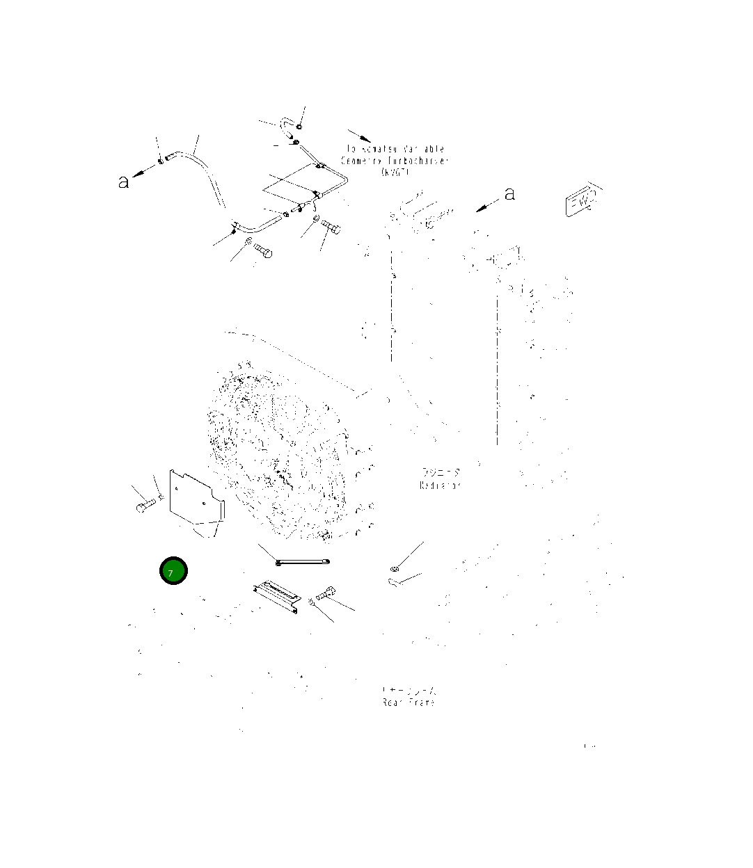 Крышка 419-03-62620  Komatsu