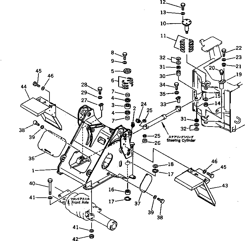 Крышка 419-46-11290  Komatsu