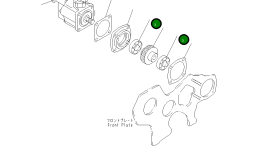 Подшипник YM24101-060064 Komatsu