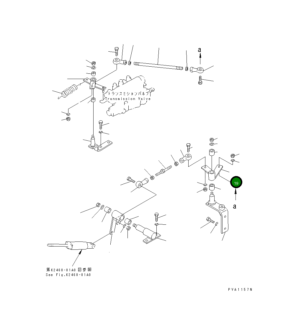 Рычаг 113-43-33281 Komatsu