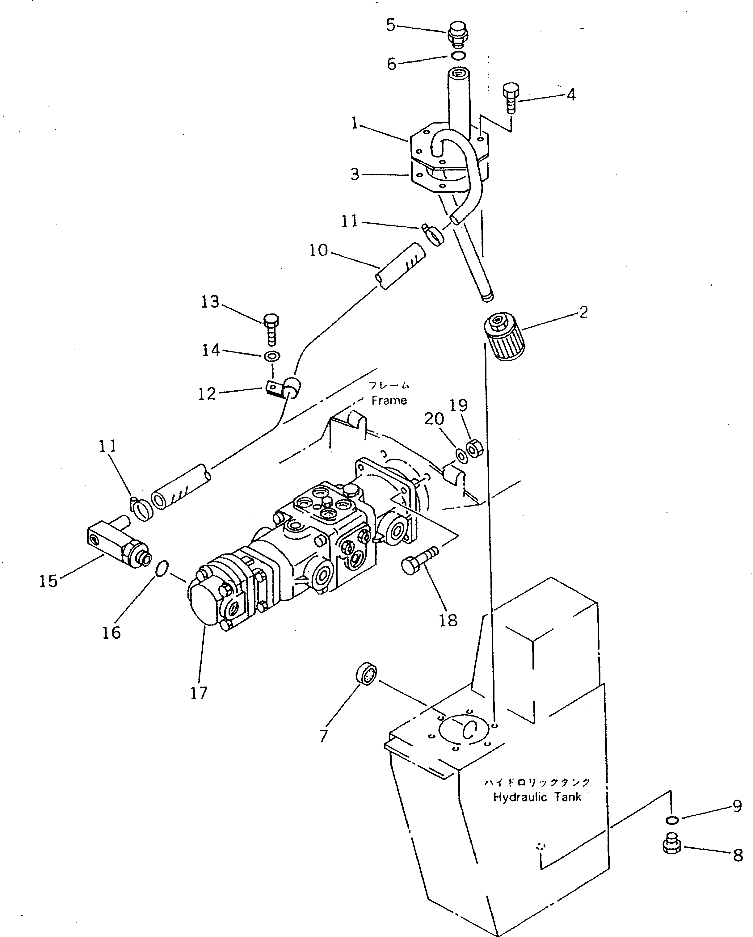 Крышка FF7822-62110 Komatsu