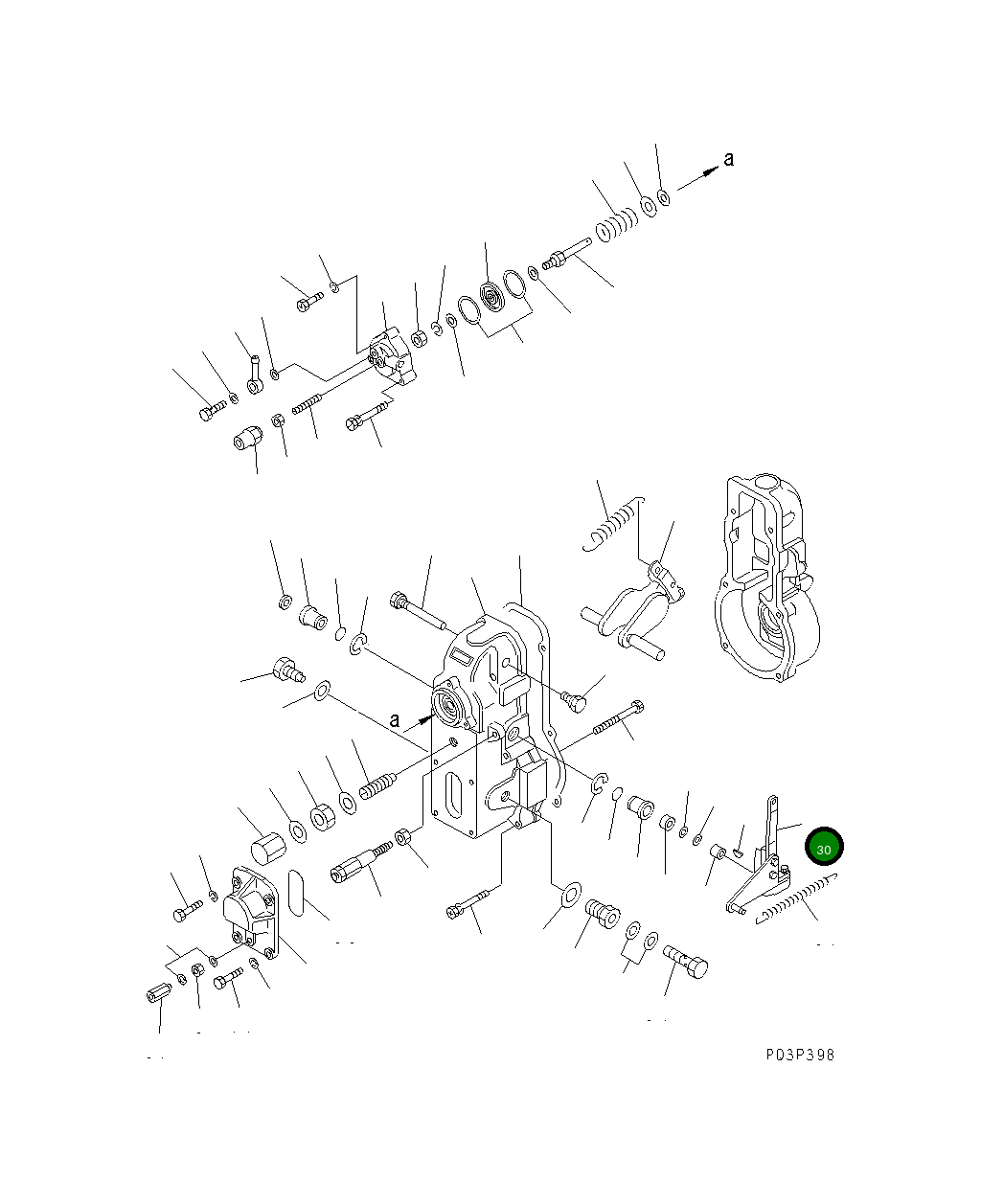 Рычаг DK154347-4120 Komatsu