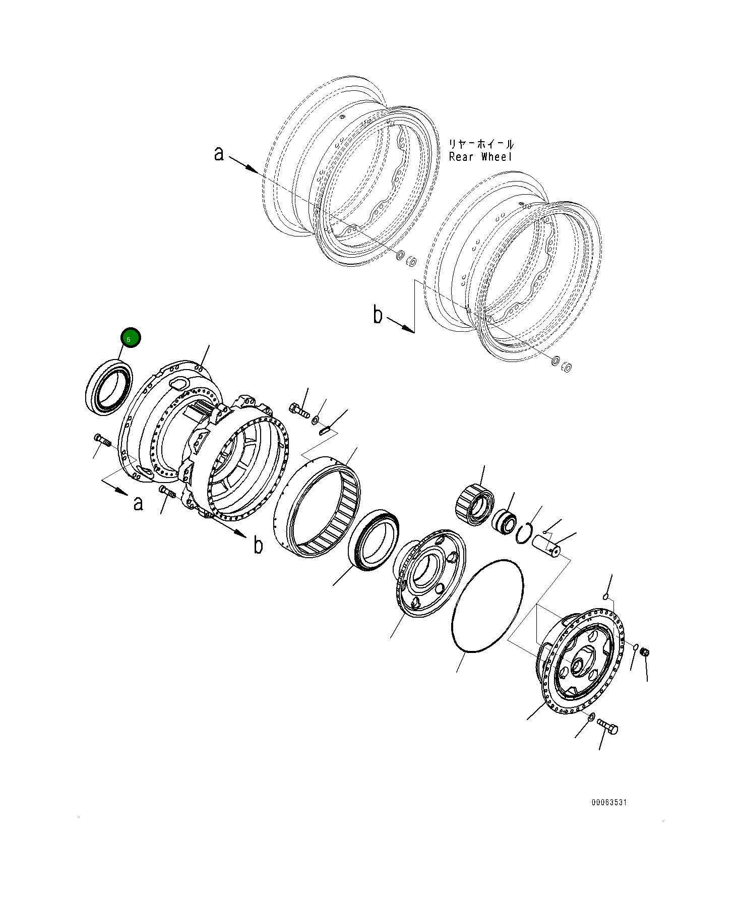 Подшипник 561-22-62990 Komatsu