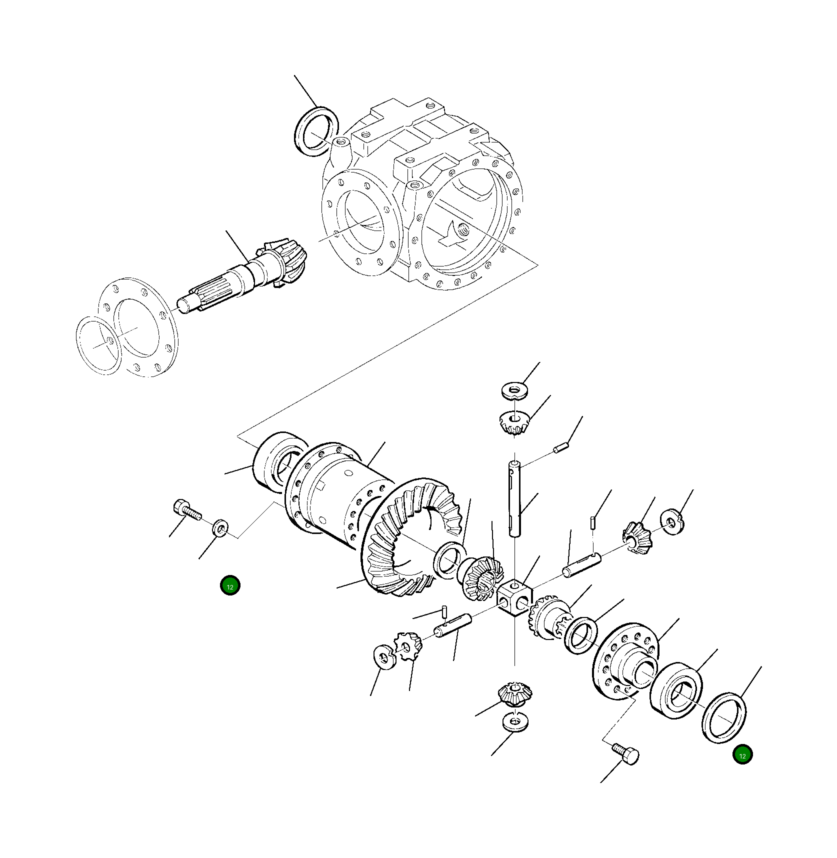 Подшипник 805300111 Komatsu