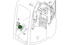 Крышка 22U-54-26691 Komatsu