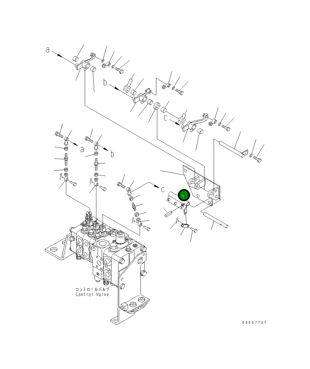 Рычаг 134-43-64220 Komatsu