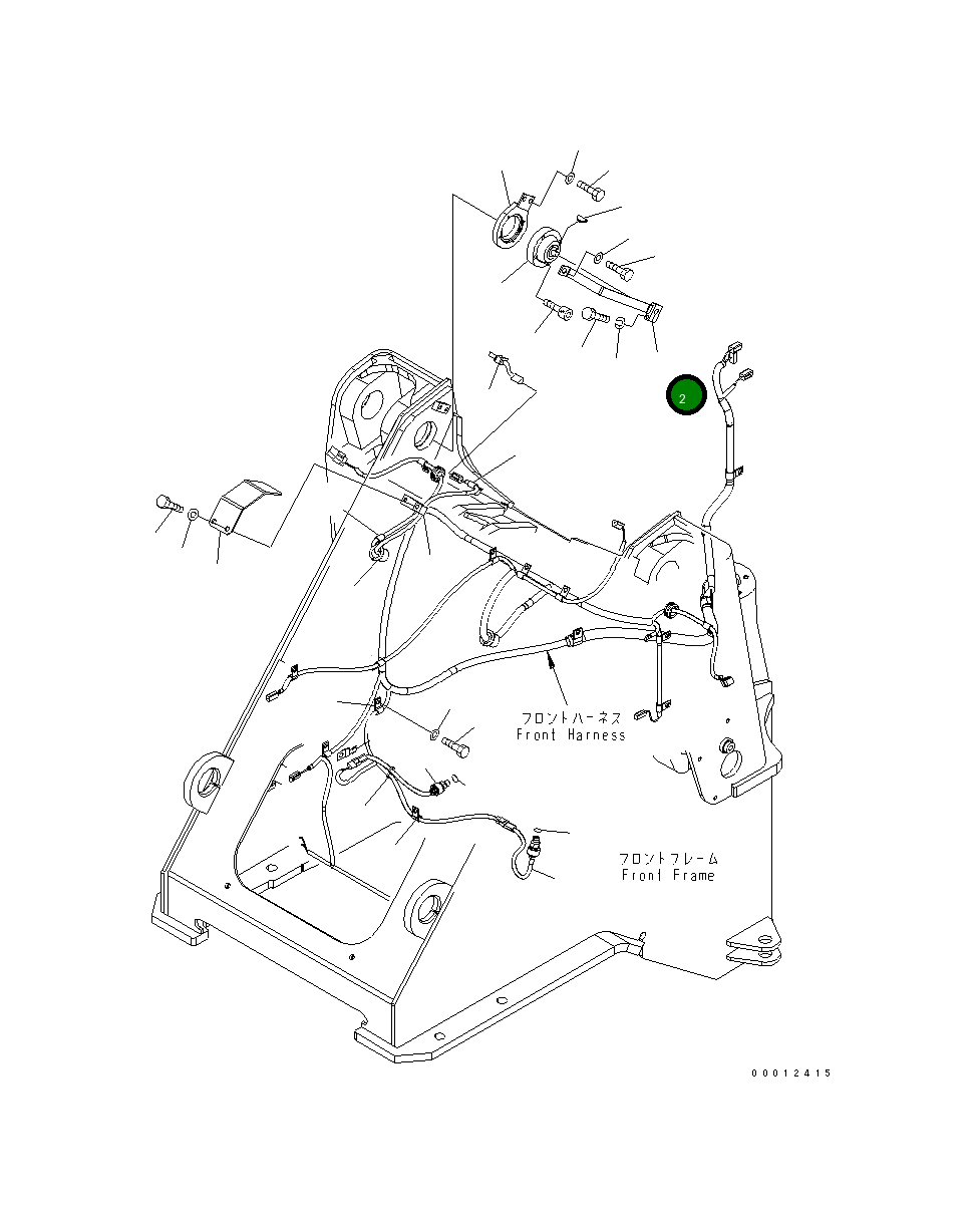 Рычаг 419-U94-3110 Komatsu