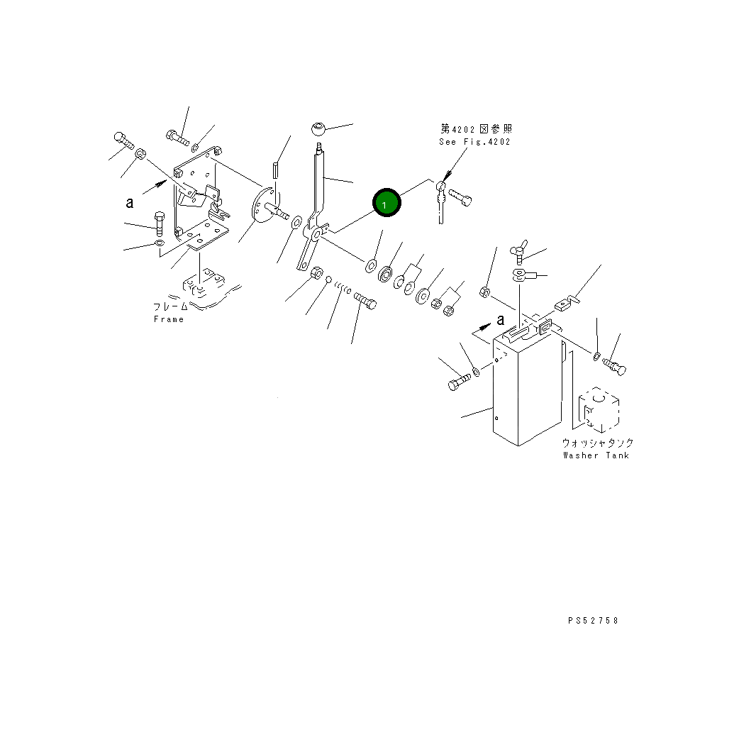 Рычаг 277-43-11150 Komatsu
