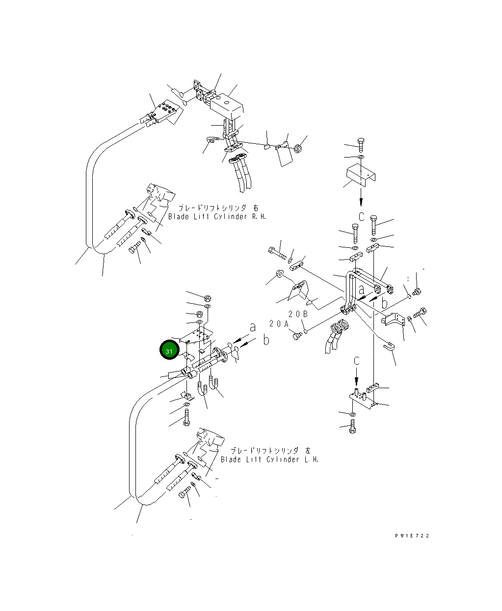 Крышка,L.H 19M-61-14880 Komatsu