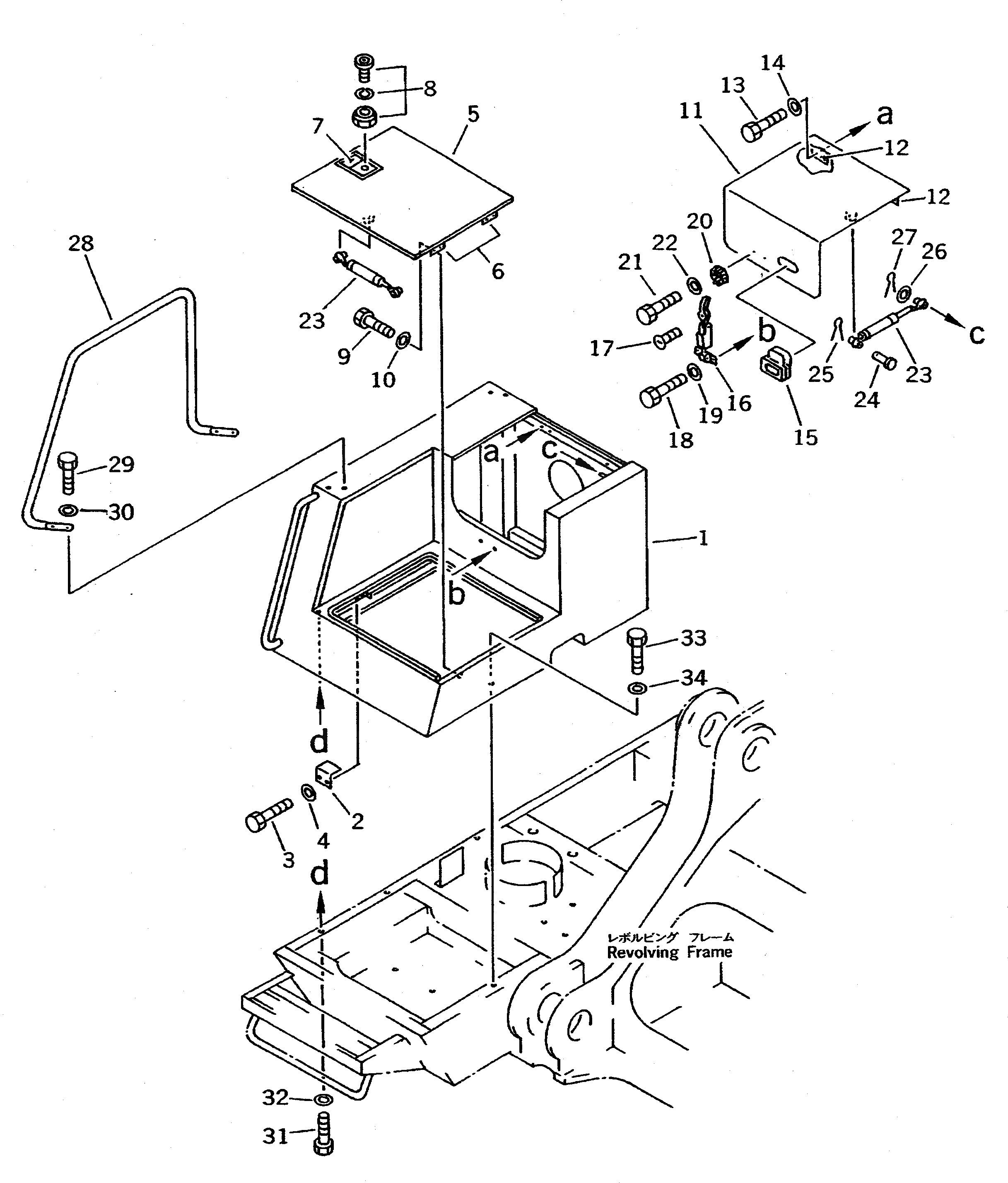 Крышка 209-54-63121 Komatsu