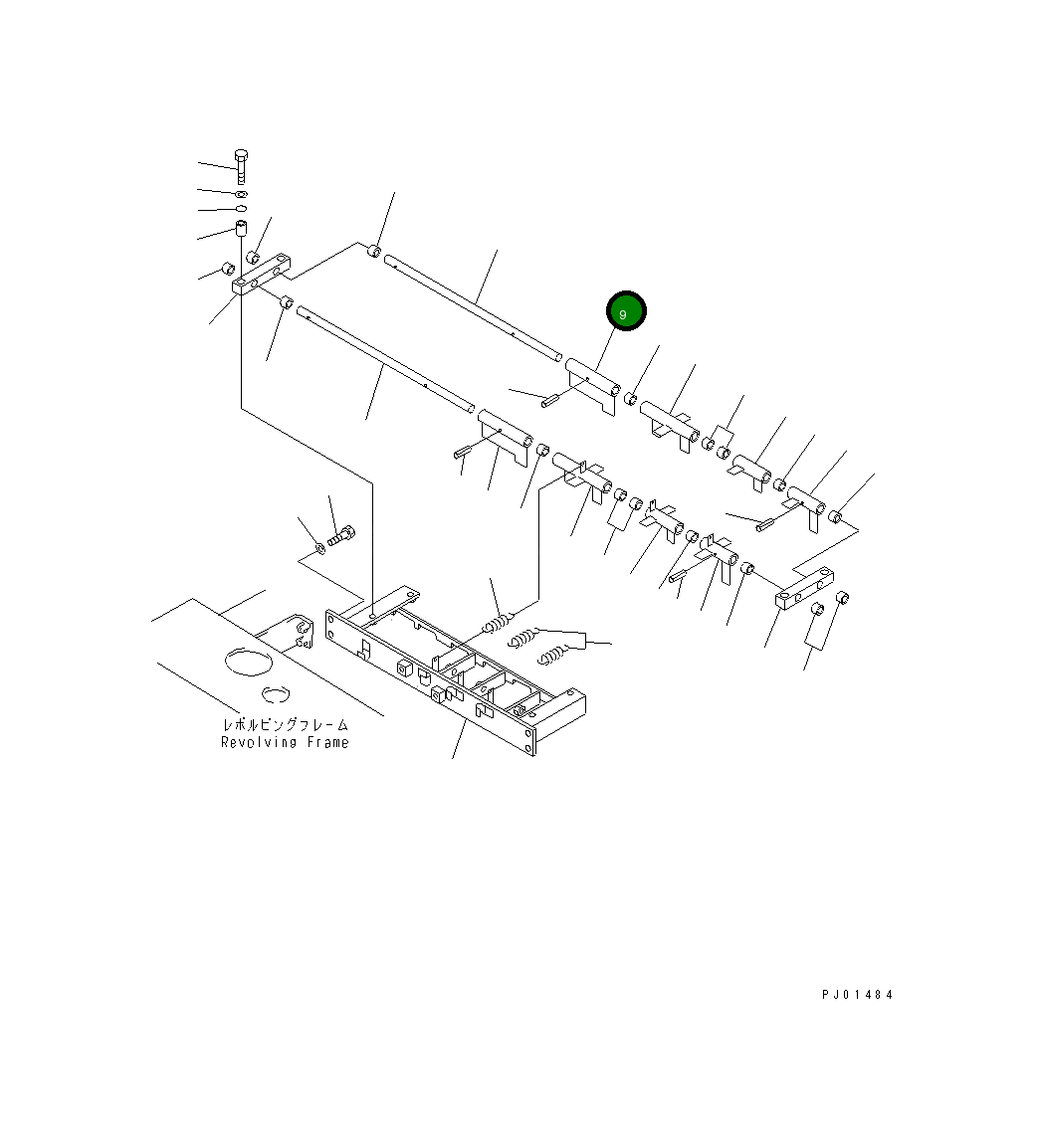 Рычаг 20X-43-21850 Komatsu