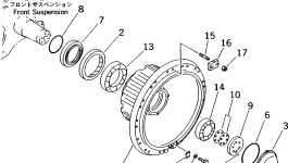Шпилька 582-22-12911 Komatsu