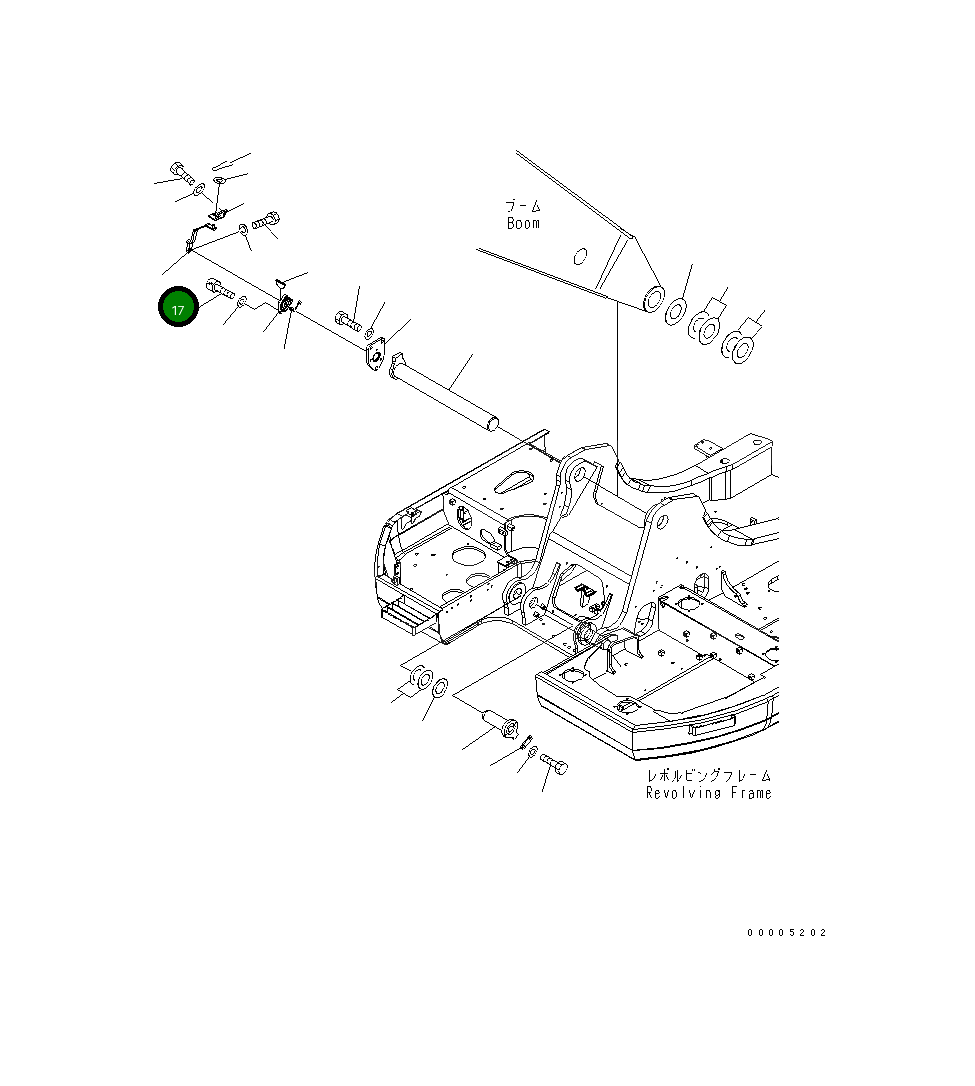 Рычаг 22U-70-21172NK Komatsu