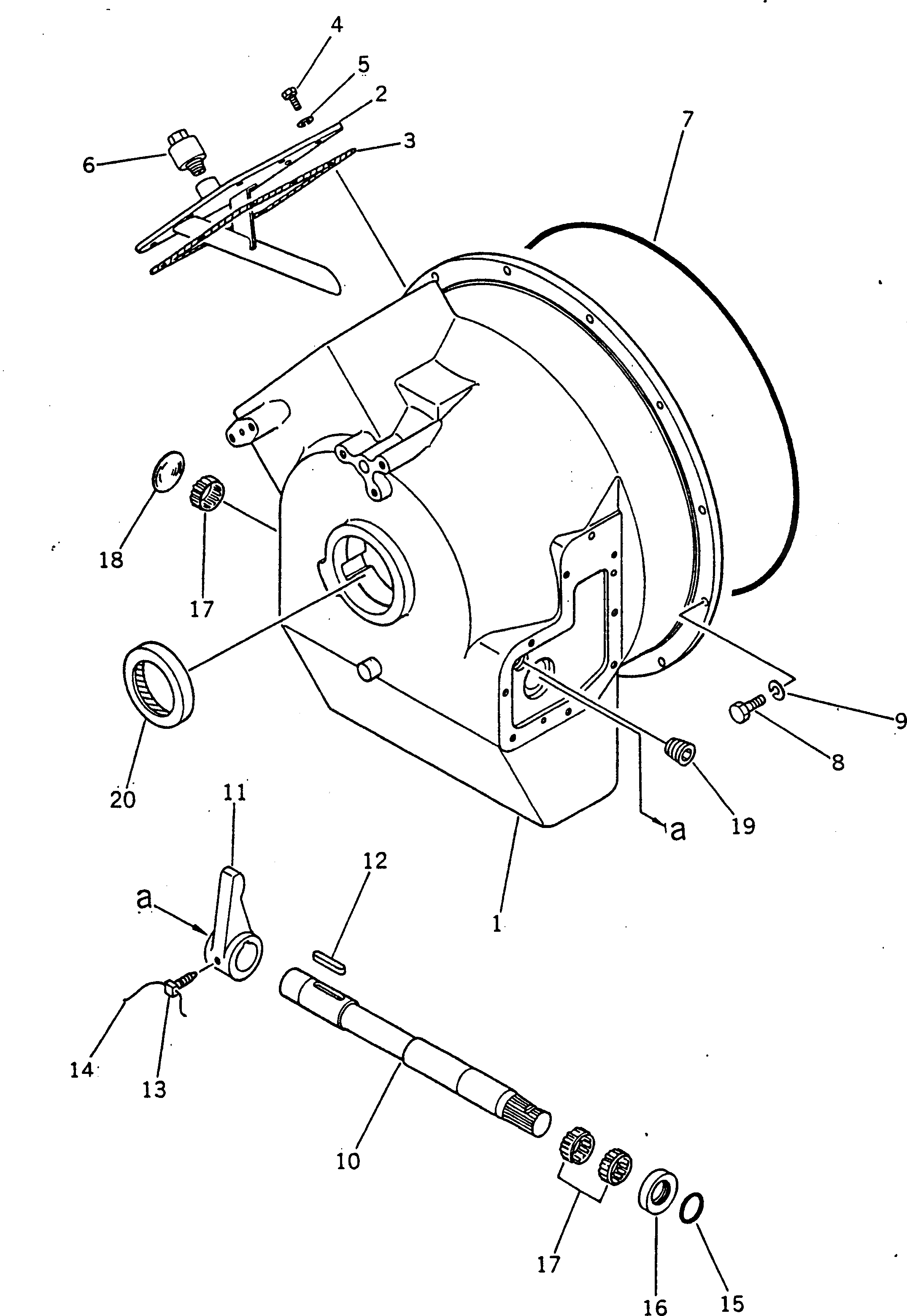 Крышка 232-11-51120 Komatsu