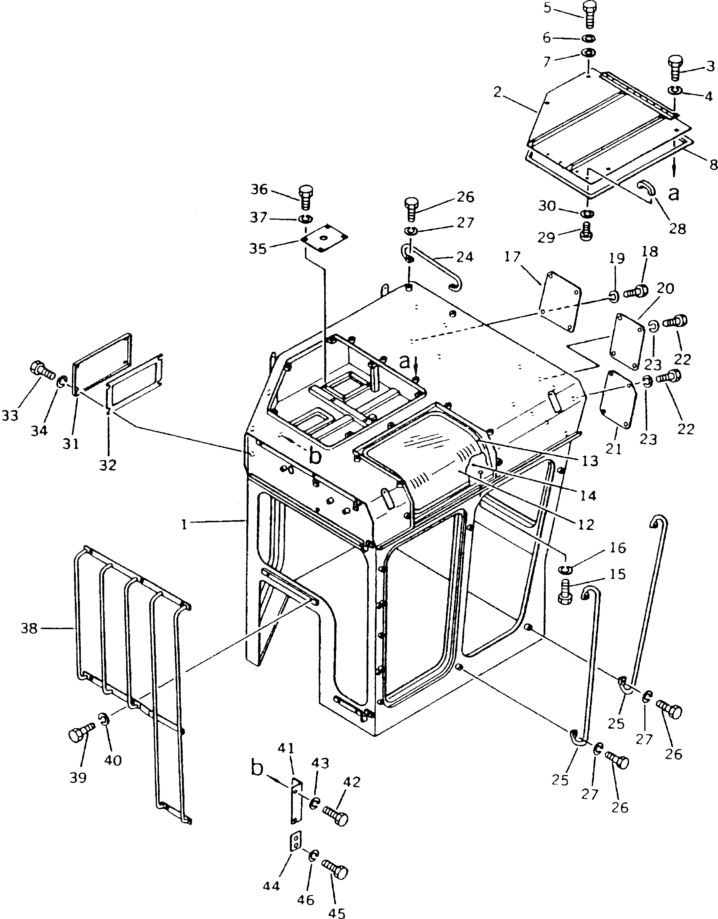 Крышка 176-911-4930 Komatsu