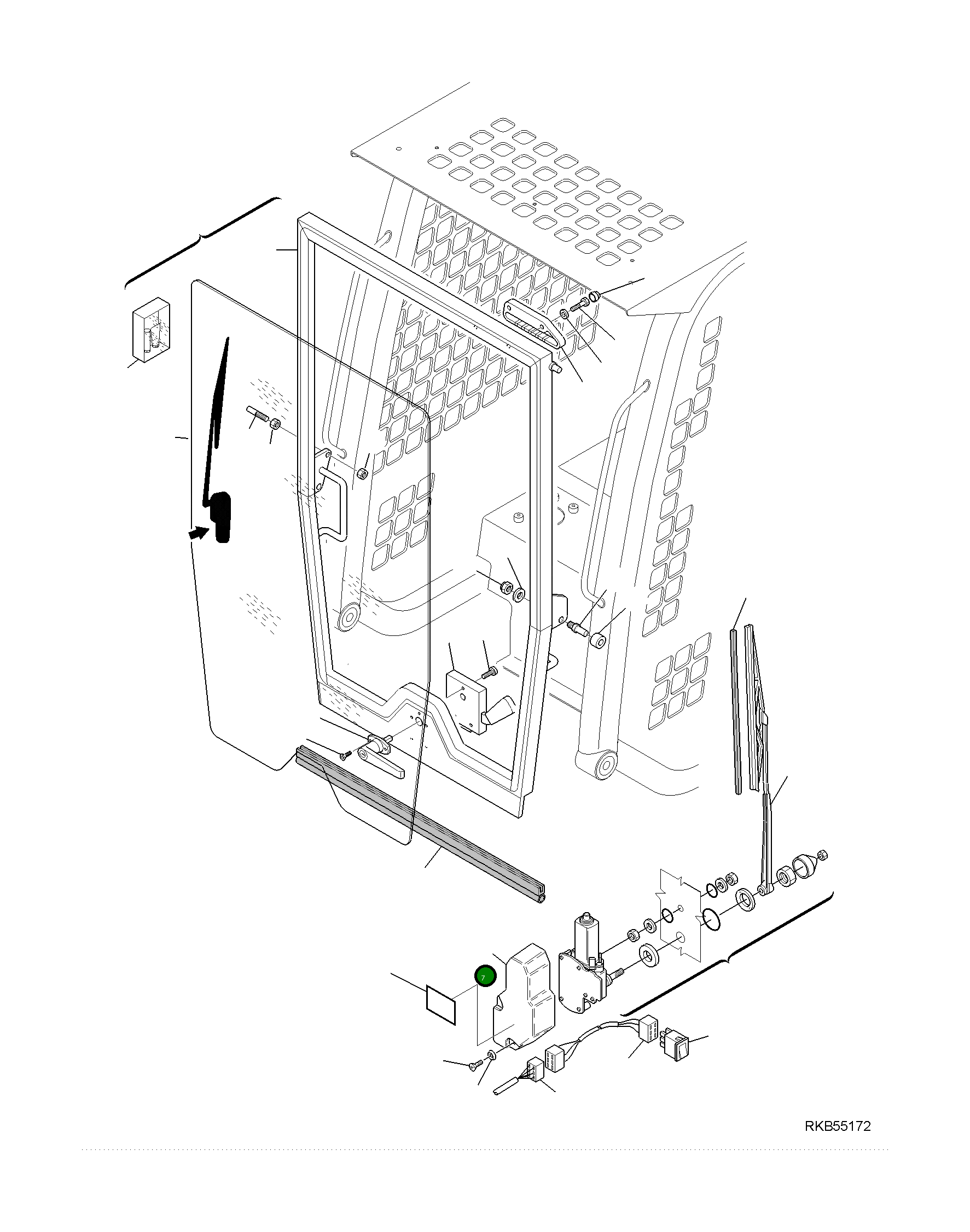 Крышка 37A-54-16120  Komatsu