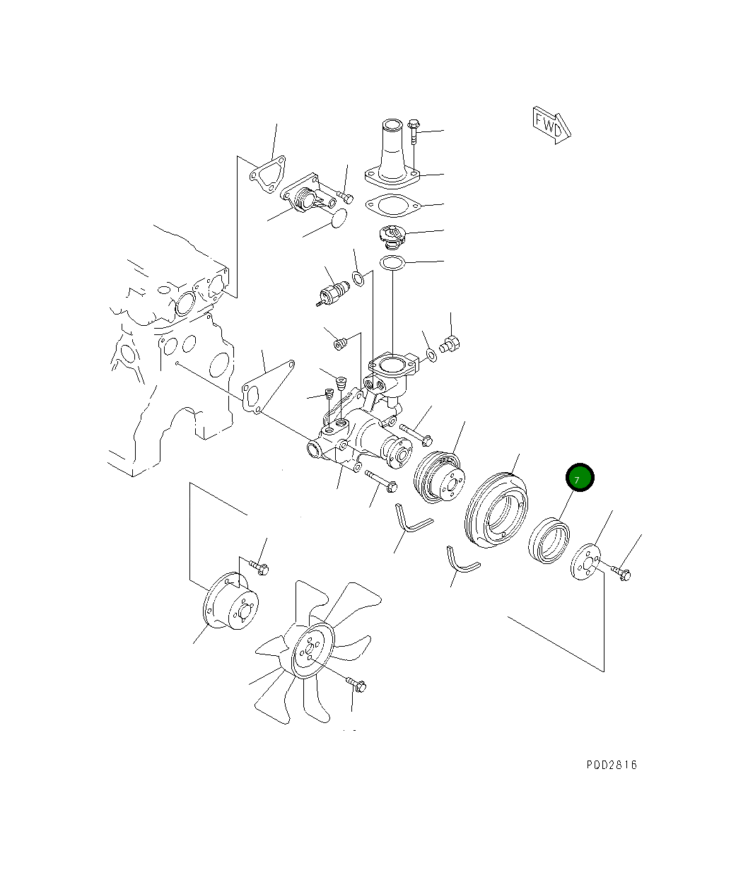 Подшипник YM129430-42310 Komatsu