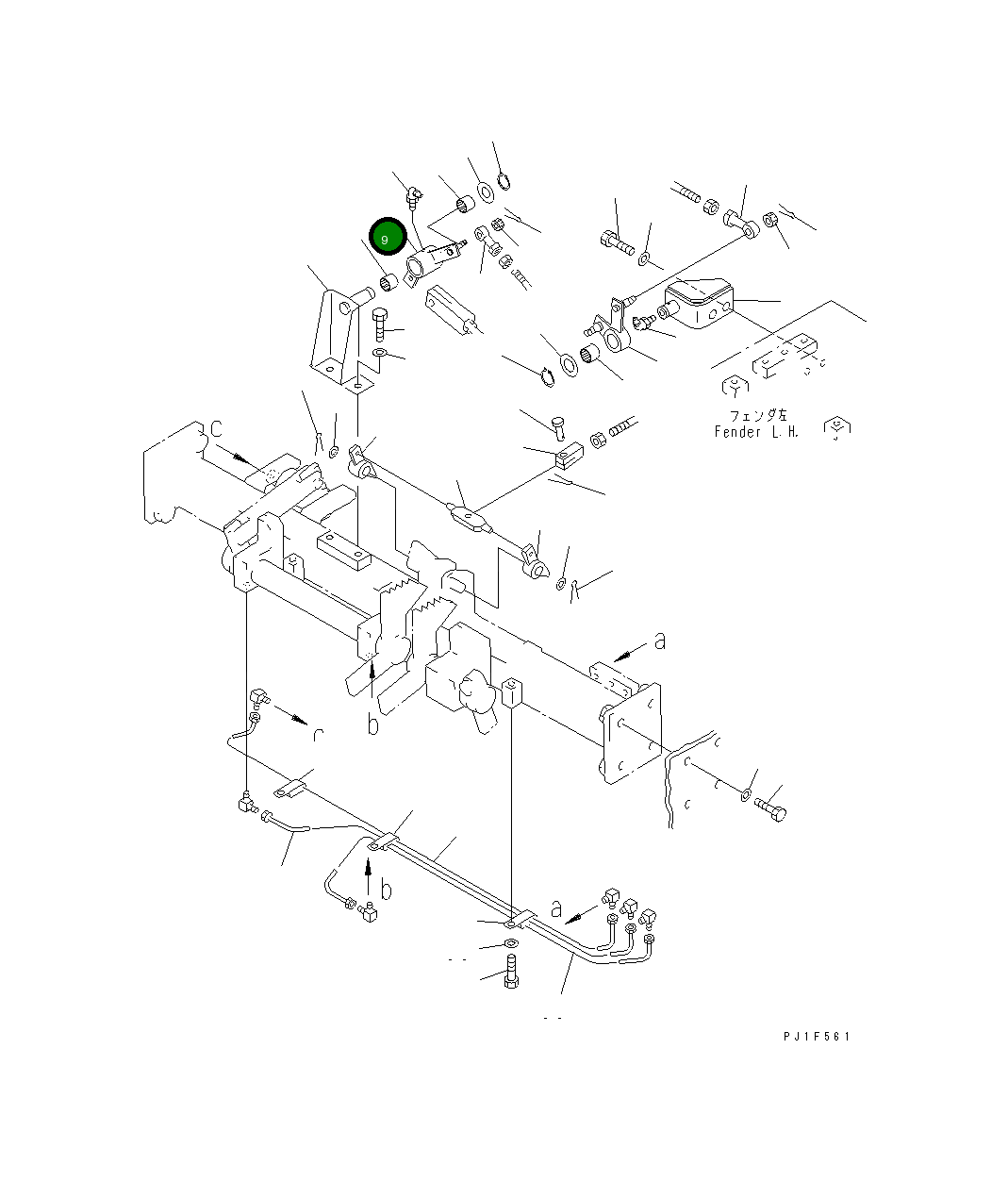 Рычаг 154-43-43350 Komatsu