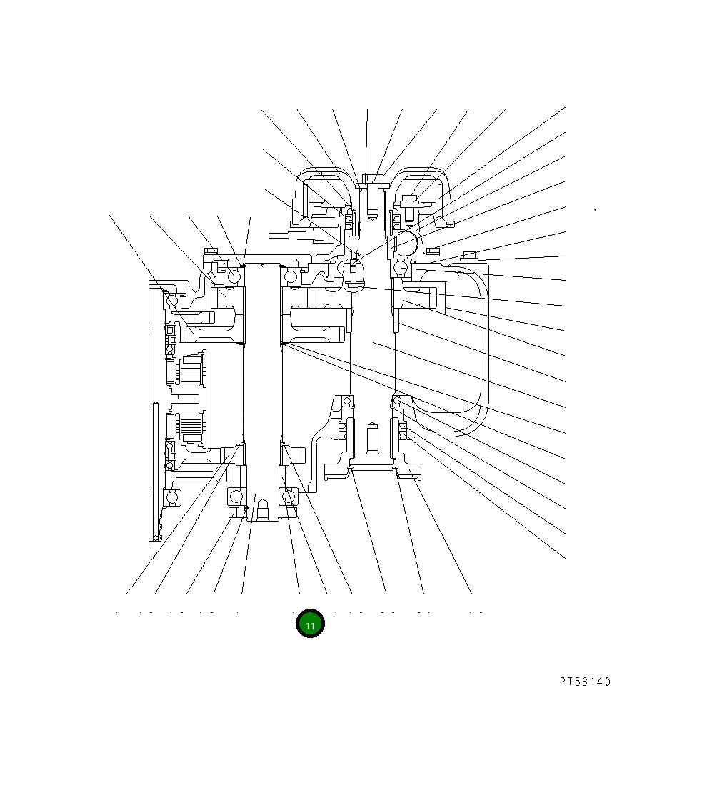 Подшипник DC8111502720 Komatsu