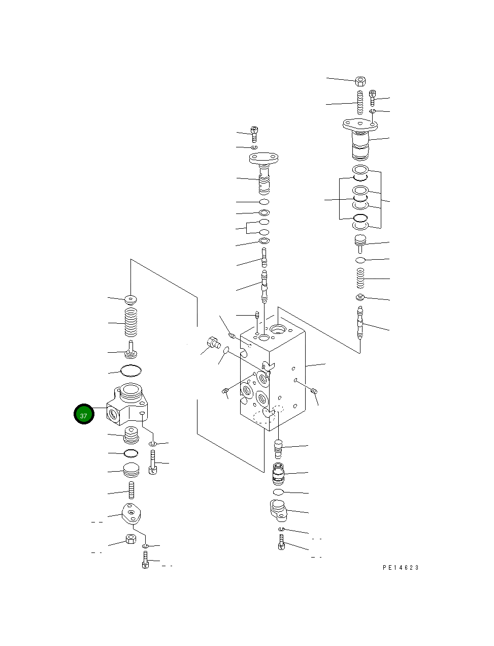 Крышка 708-23-17290  Komatsu
