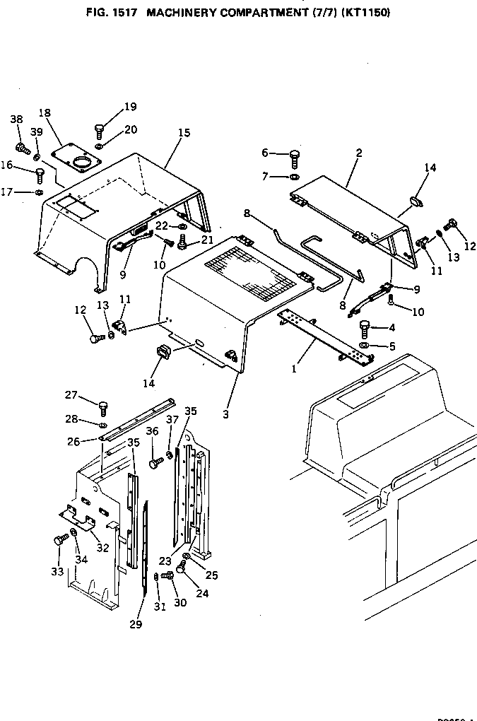 Крышка 209-54-12291 Komatsu