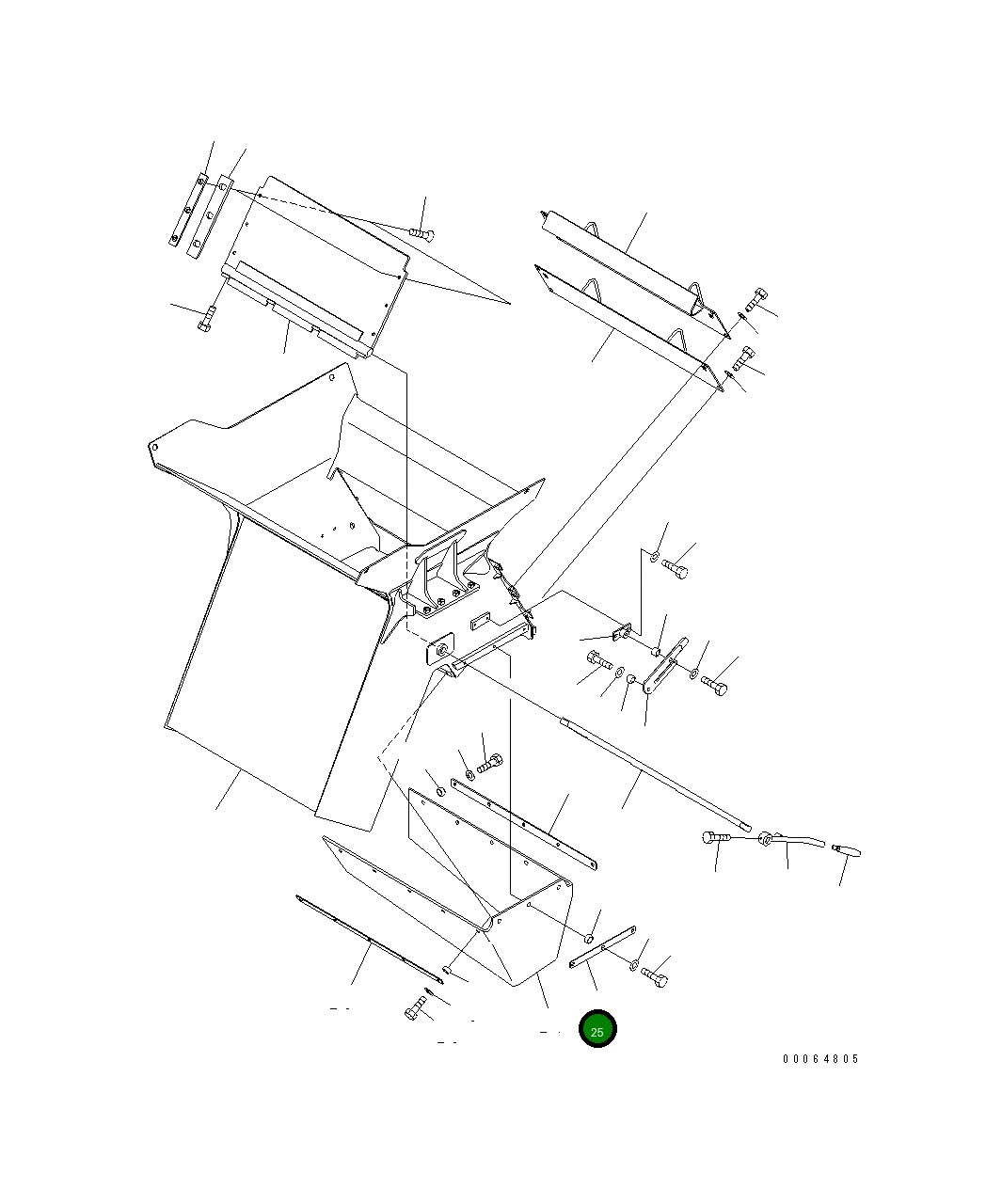 Крышка 8234-70-4280  Komatsu
