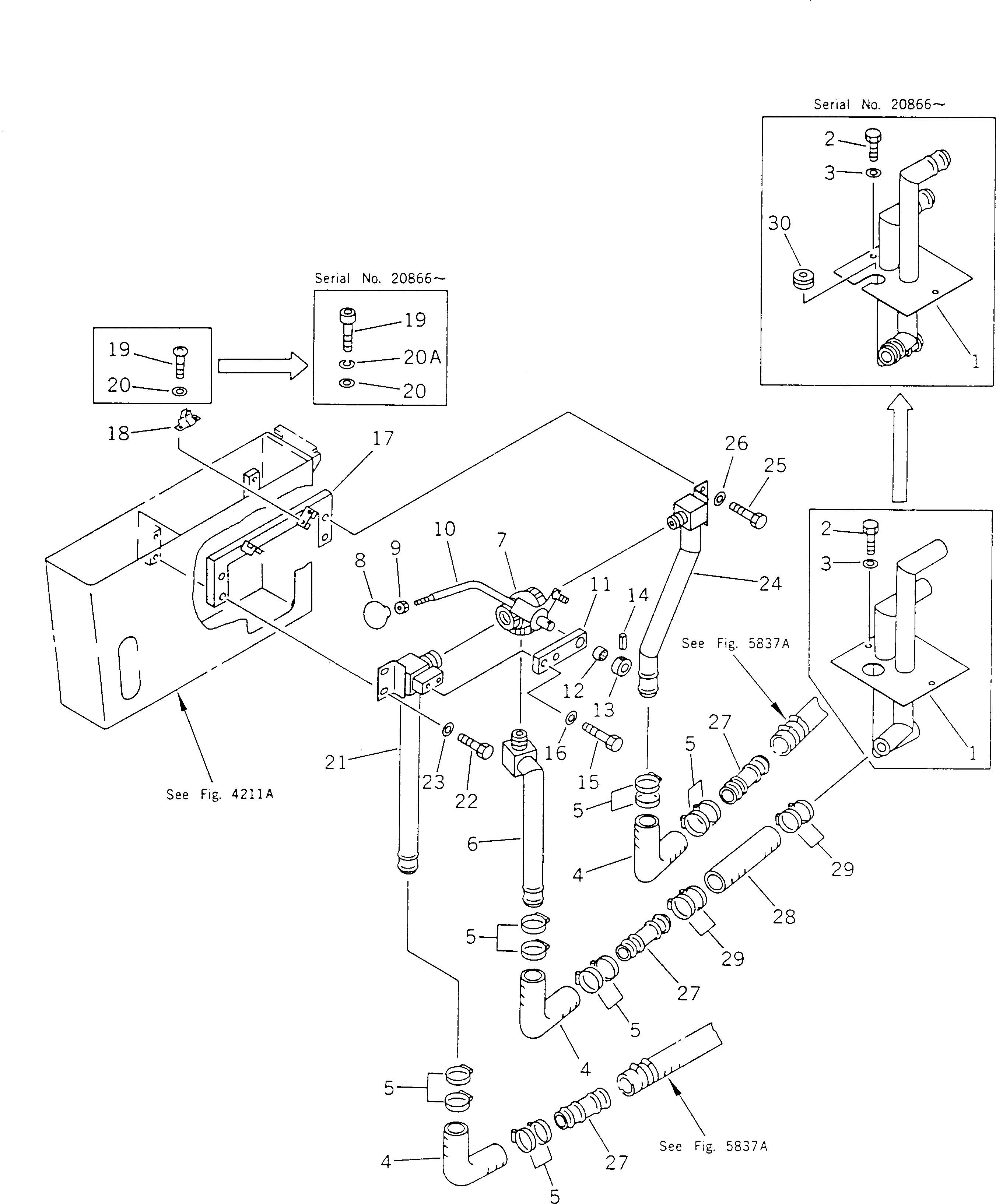 Рычаг 208-43-51520 Komatsu