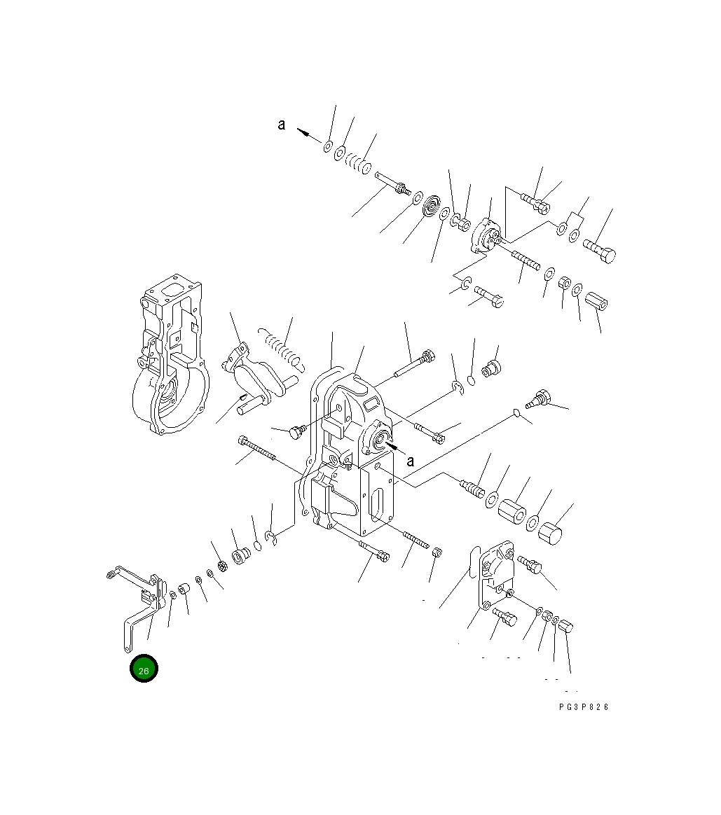 Рычаг DK154347-4920 Komatsu