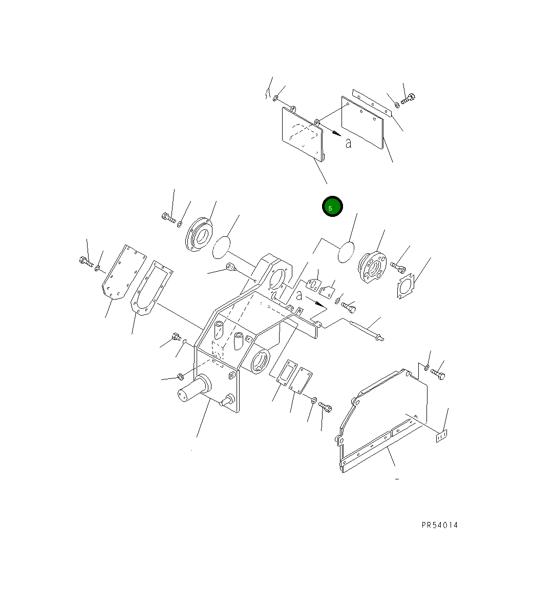 Крышка 26A-870-1220  Komatsu