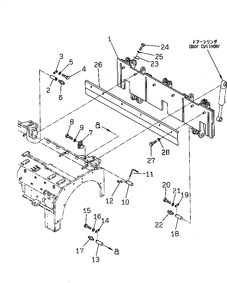 Крышка 262-70-64610  Komatsu