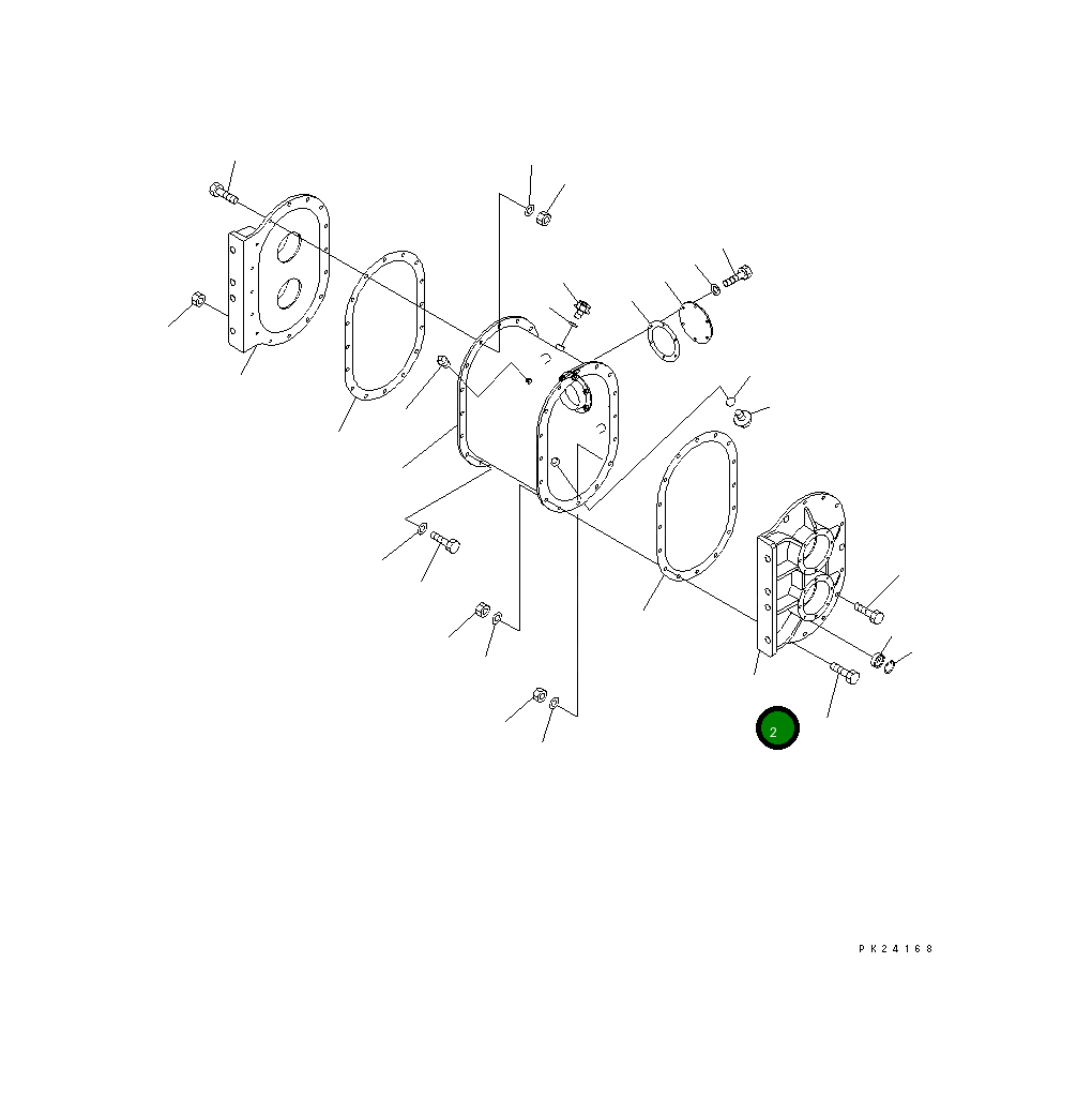 Крышка 8248-70-2120  Komatsu