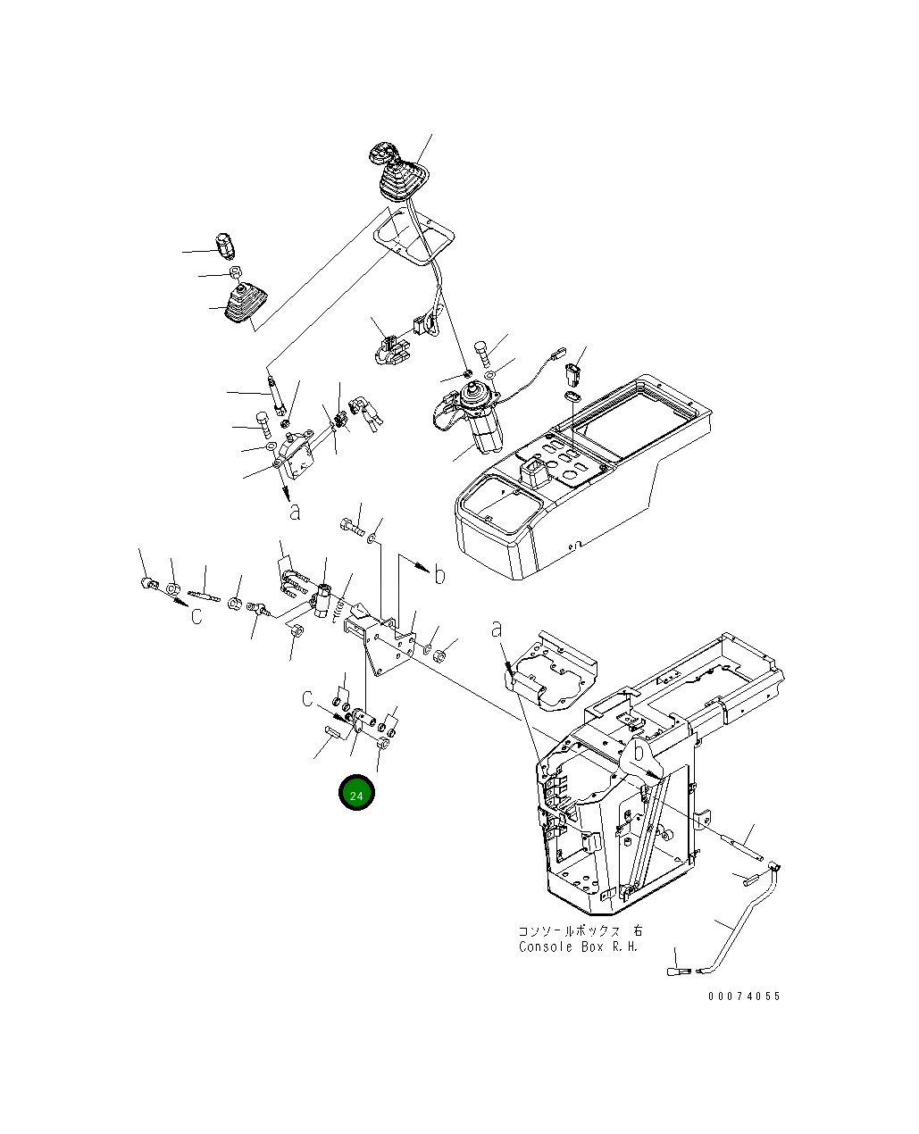 Рычаг 418-43-38120 Komatsu