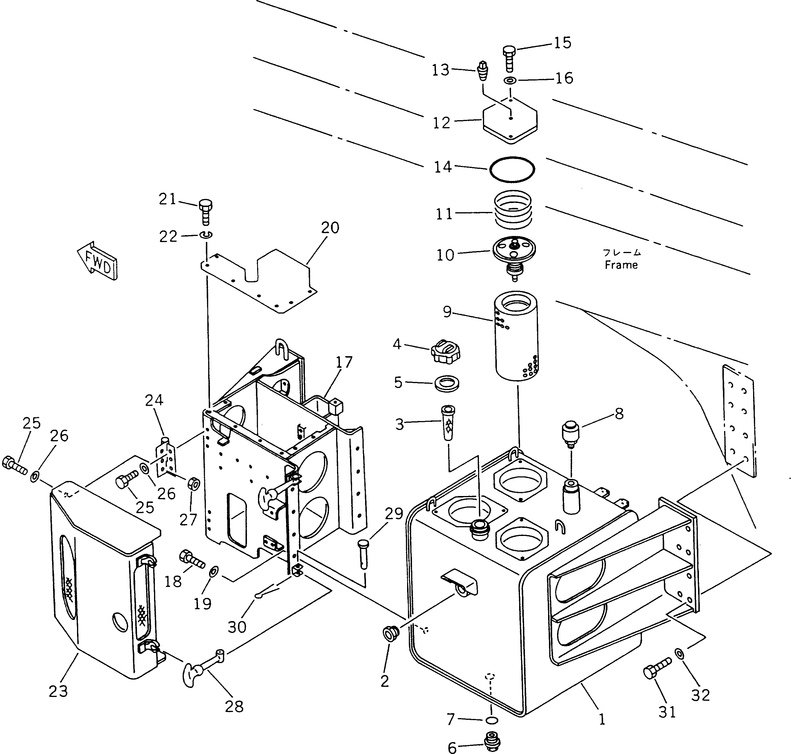 Крышка 566-60-83131 Komatsu
