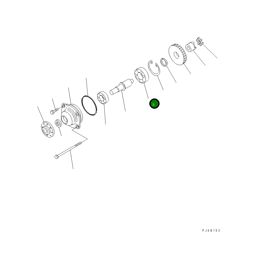 Подшипник 06330-06309 Komatsu