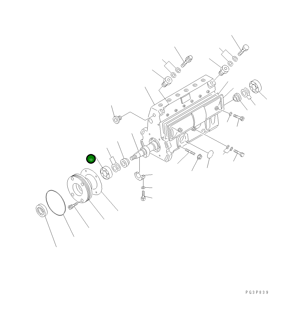 Подшипник DK016640-20 Komatsu
