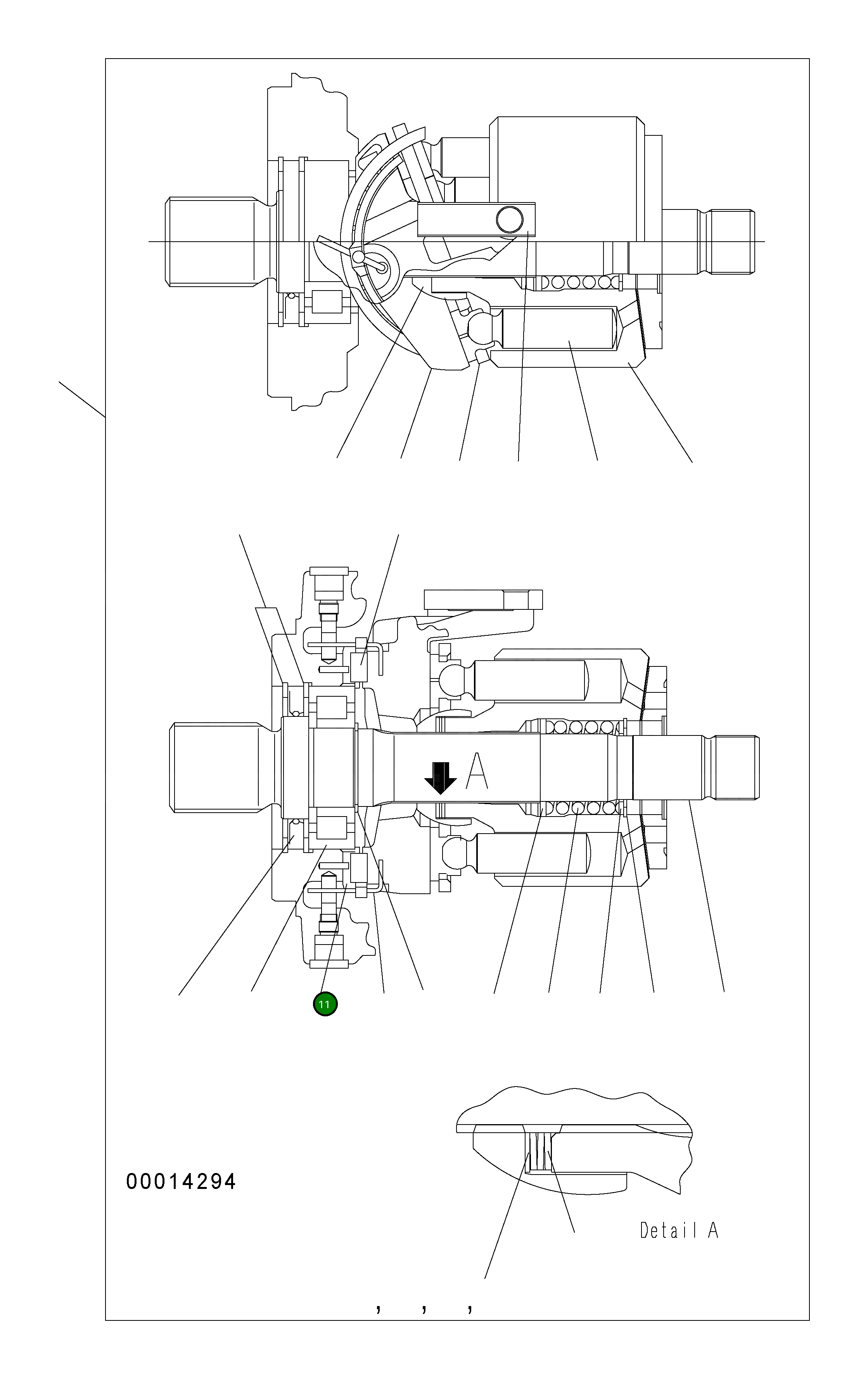 Подшипник UC1020665868 Komatsu