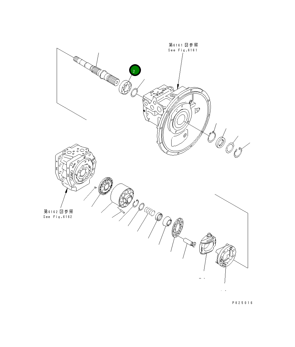 Подшипник 708-2L-22150 Komatsu