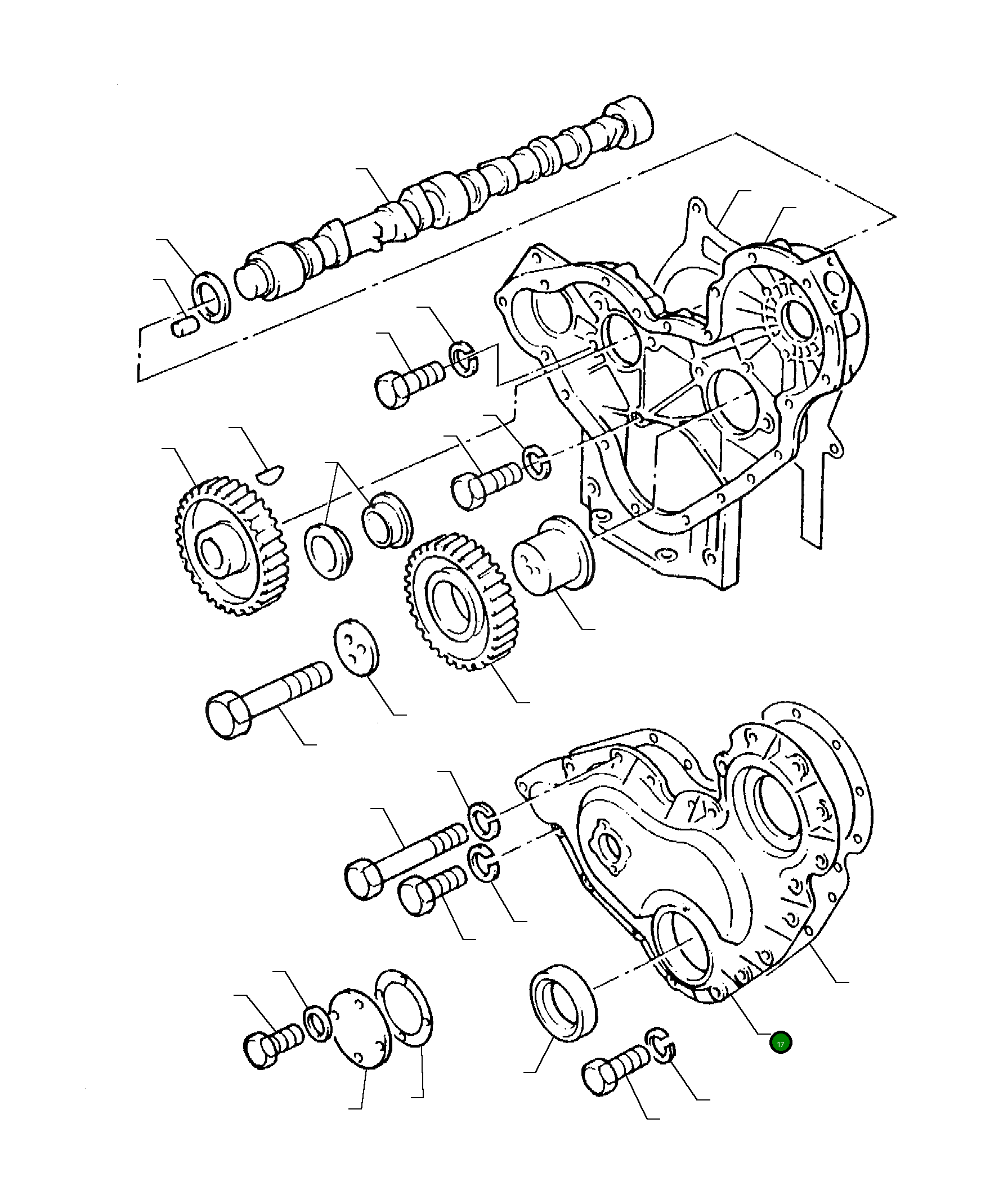 Крышка P37166401 Komatsu