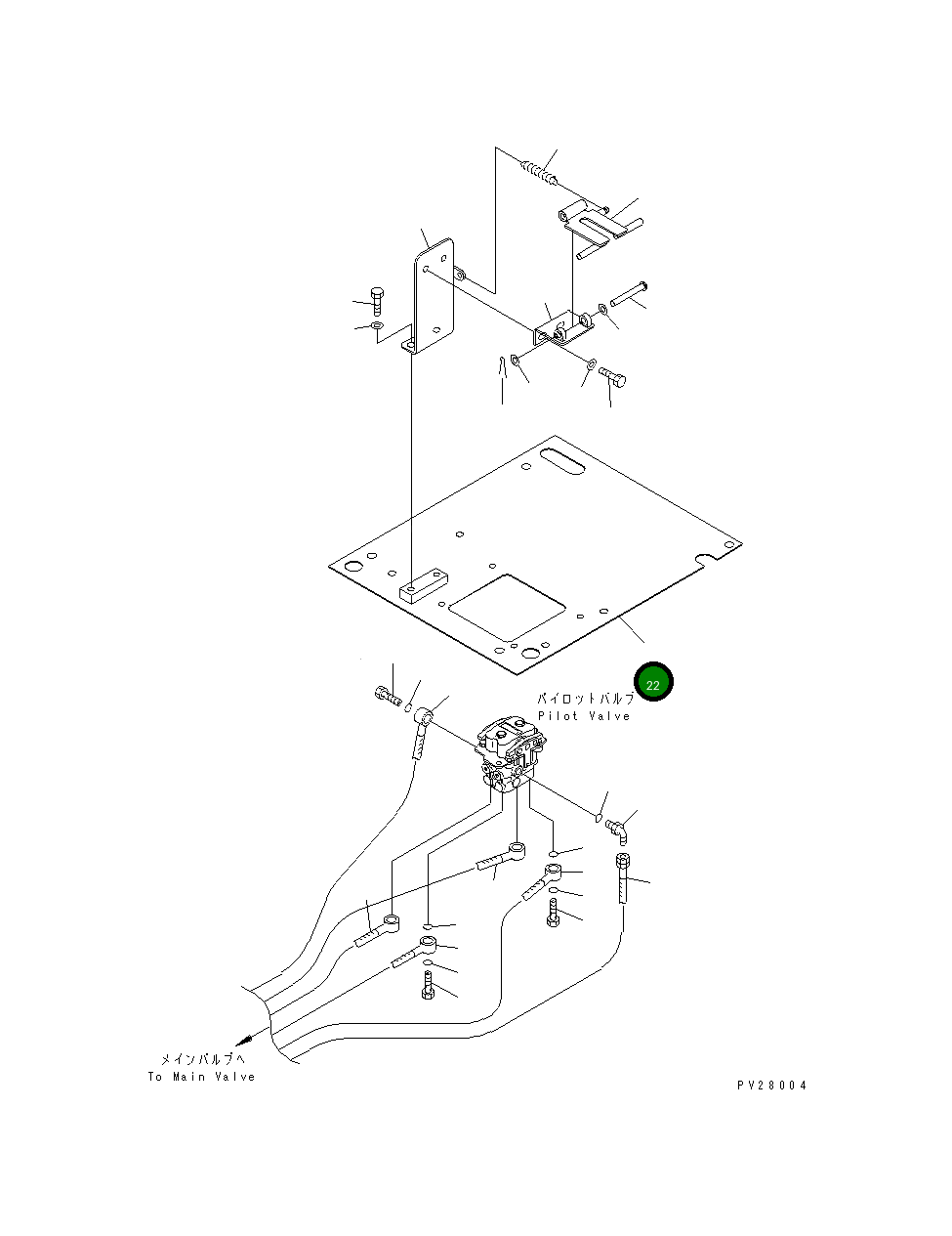 Крышка 8298-54-1191  Komatsu