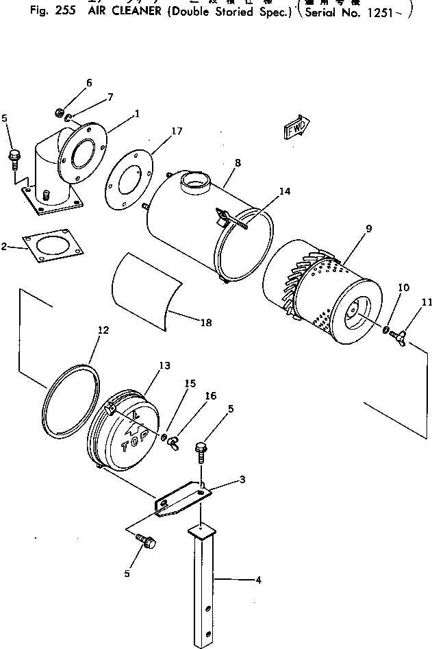 Крышка 6140-81-7220  Komatsu