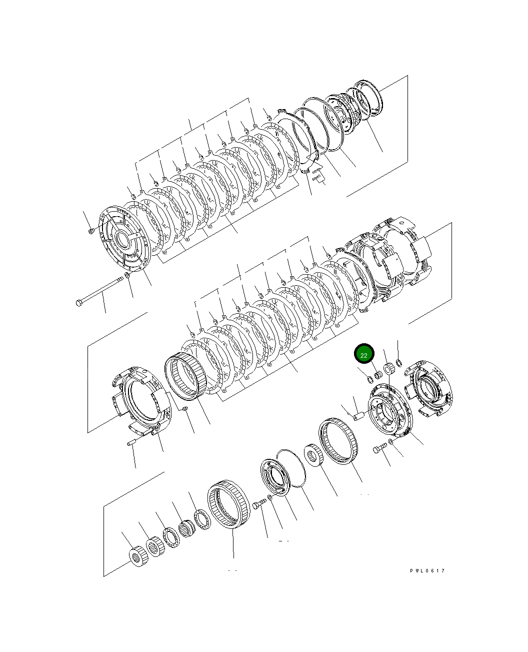 Подшипник 198-15-39411 Komatsu