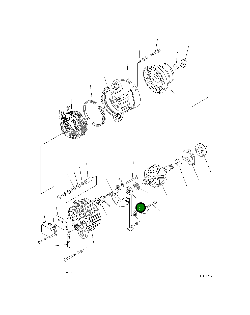 Подшипник KD1-0452-62027 Komatsu