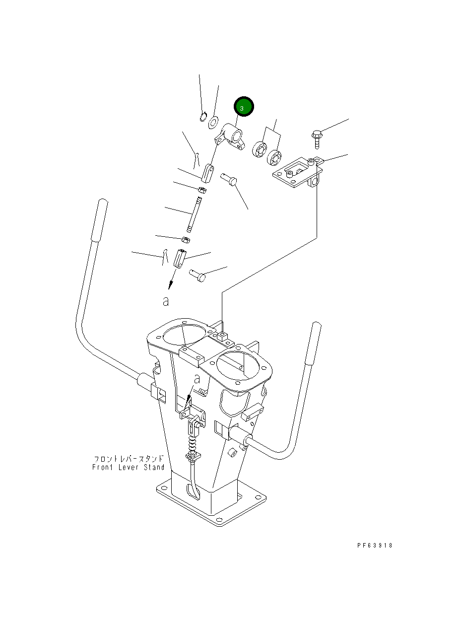 Рычаг 20P-43-81951 Komatsu