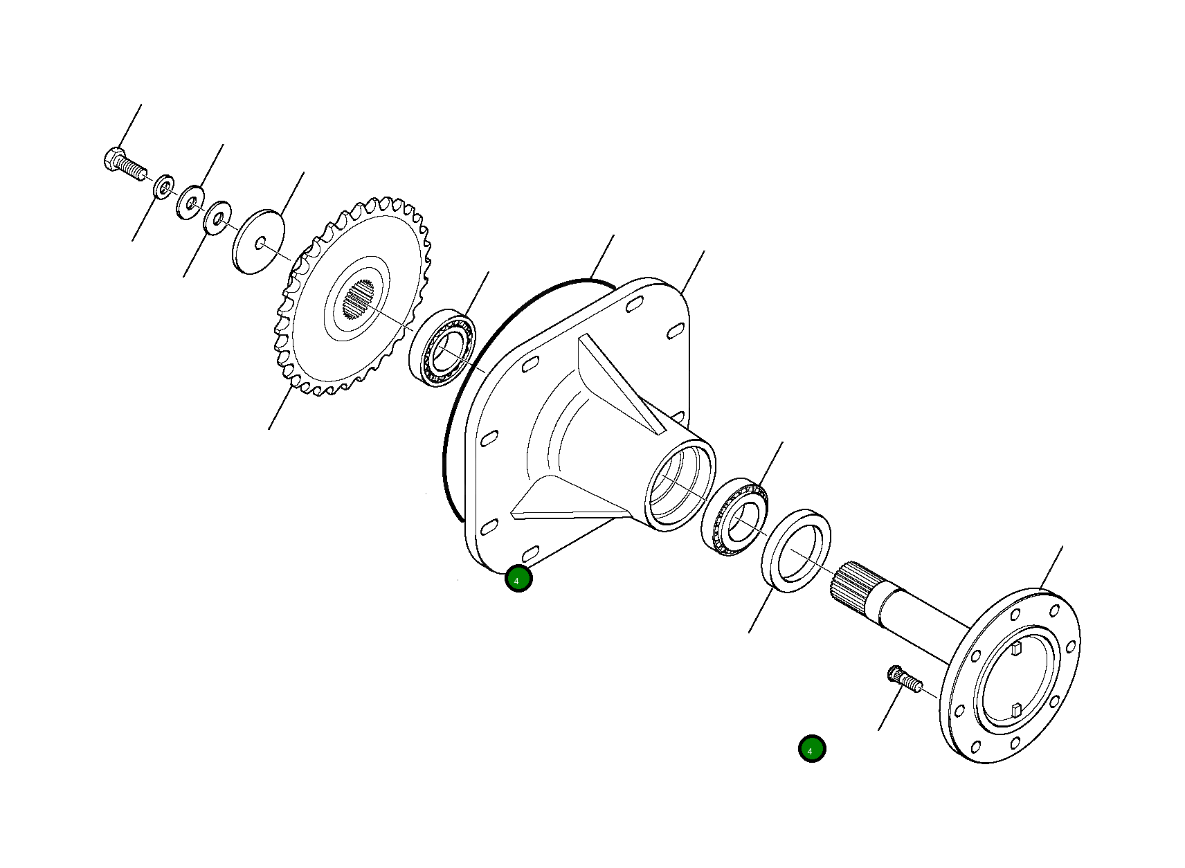 Подшипник 37C-22-11150 Komatsu