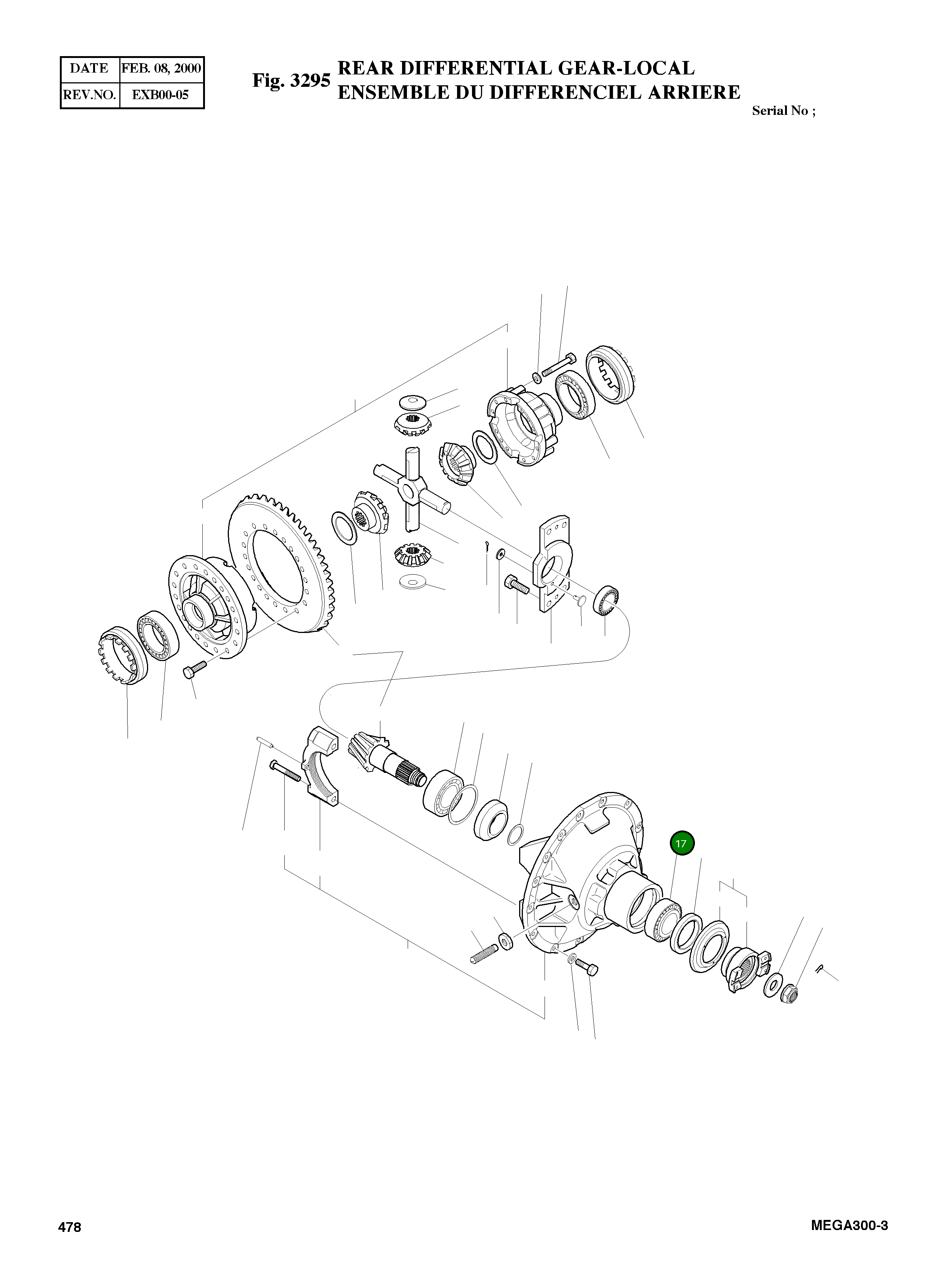 Подшипник 4109-7040 Komatsu