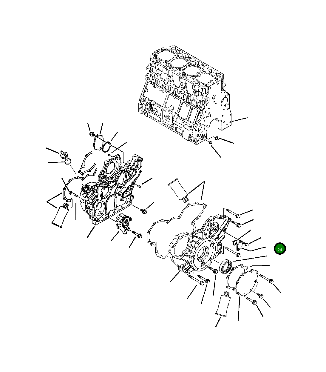 Крышка YM12102301550  Komatsu