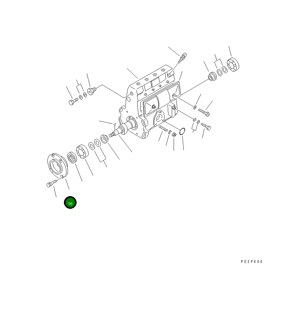 Крышка DK131330-6200 Komatsu