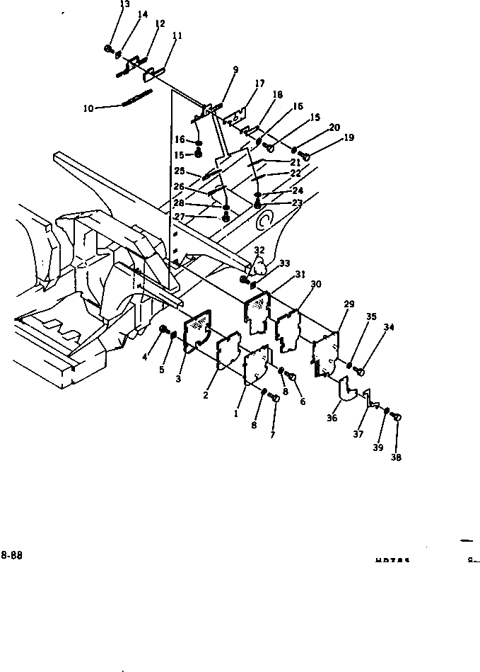 Крышка 561-89-32450 Komatsu