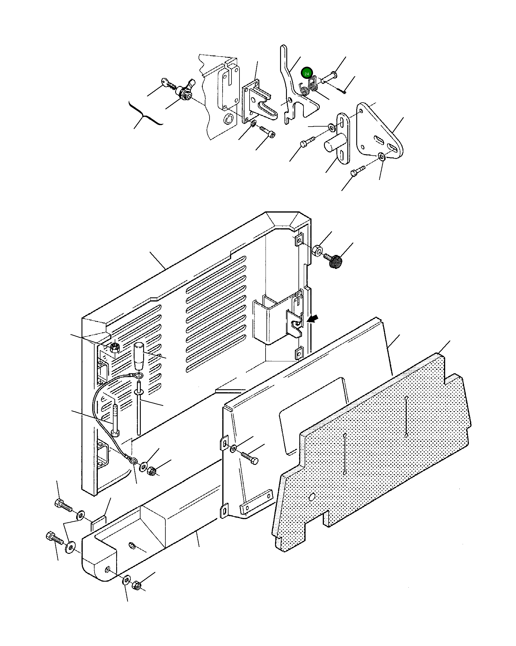 Рычаг 332205643 Komatsu