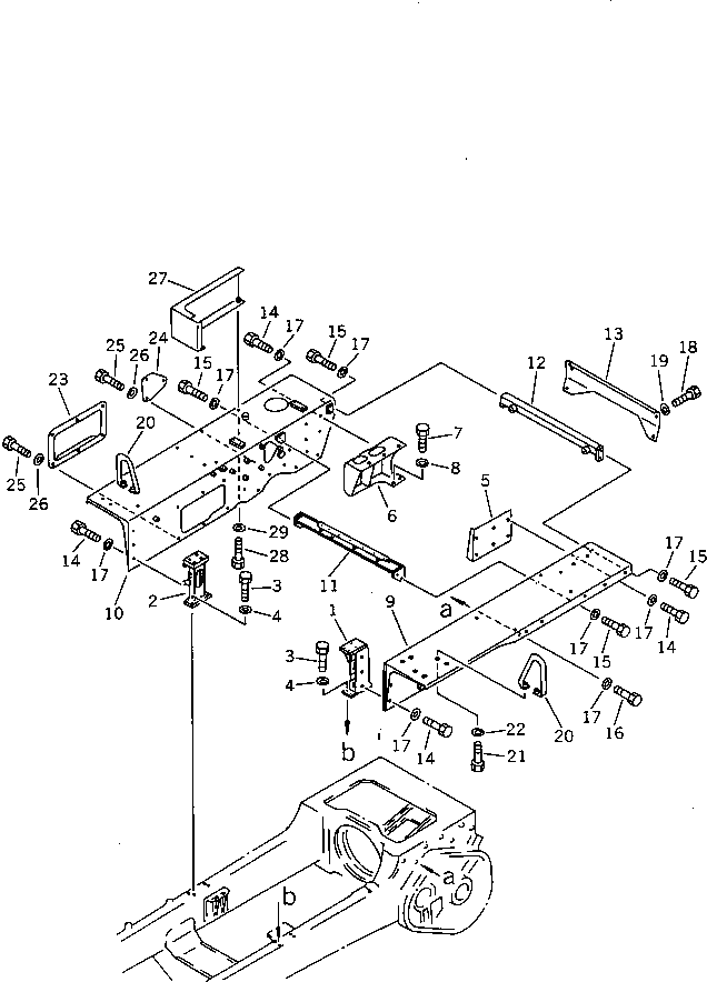 Крышка 144-B50-1160 Komatsu